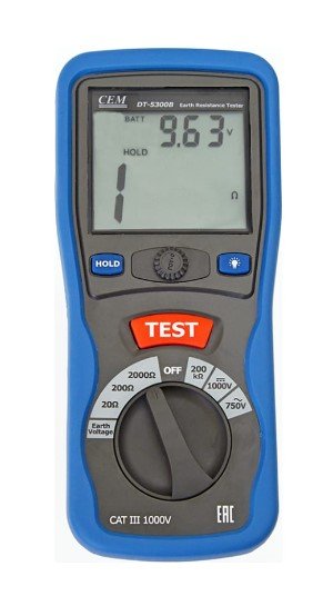 Измеритель сопротивления заземления CEM DT-5300B в Омске