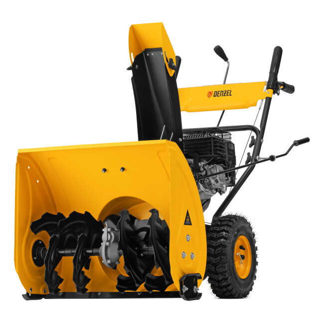 Бензиновая снегоуборочная машина SBM 610, 212 cc, ручной старт, фара Denzel в Омске