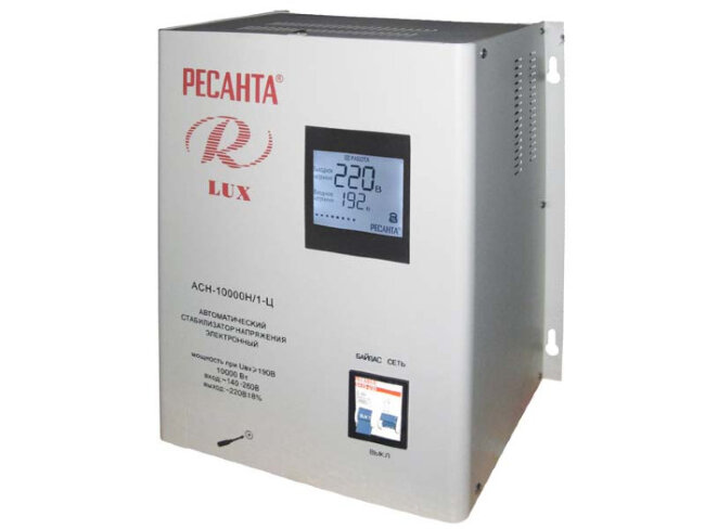 Стабилизатор напряжения серии LUX РЕСАНТА АСН-10000Н/1-Ц в Омске