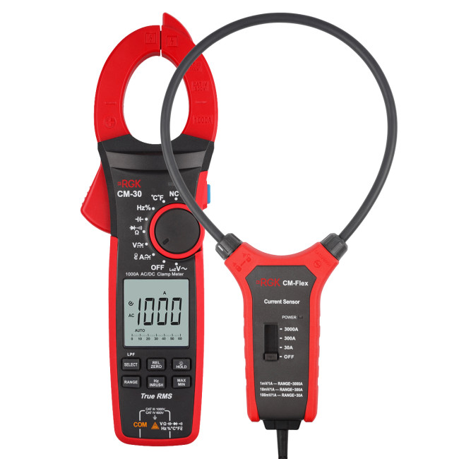 Токоизмерительные клещи RGK CM-30 + Токовый датчик RGK CM-Flex в Омске
