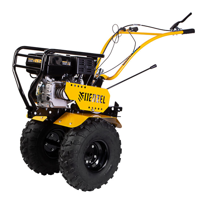 Мотоблок DPT-370-PRO, 7 л.с, ременное сцепление, ширина 90 см, глубина 35 см, фрез 3 х 4, ШОМ, передачи 4В/2Н Denzel в Омске