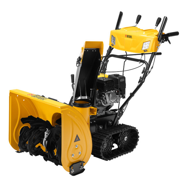 Бензиновая снегоуборочная машина SBM 610DT PRO, 212cc, гусеницы, эл.старт, блок. дифф. Denzel в Омске