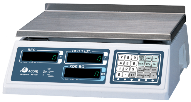 Весы Acom AC-100-10 RS232C в Омске