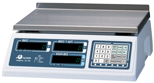 Весы Acom AC-100-30 RS232C в Омске