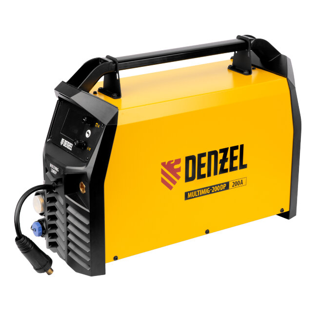 Аппарат инвертор. полуавтомат. сварки MultiMIG-200DP Synergy Double Pulse, 200 А, ПВ 80% Denzel в Омске