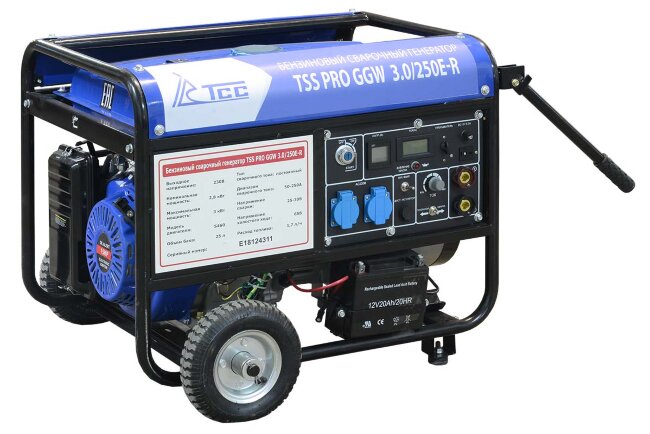Бензиновый сварочный генератор TSS PRO GGW 3.0/250E-R в Омске