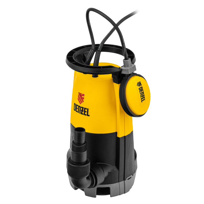Дренажный насос для чистой и грязной воды DP450S, 450 Вт, напор 6 м, 12000 л/ч Denzel в Омске