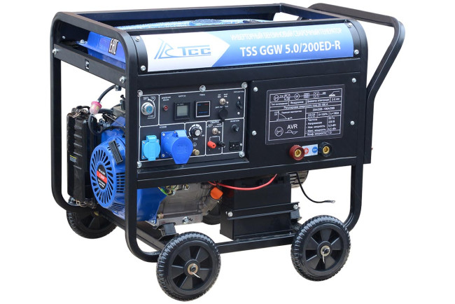 Инверторный бензиновый сварочный генератор TSS GGW 5.0/200ED-R в Омске