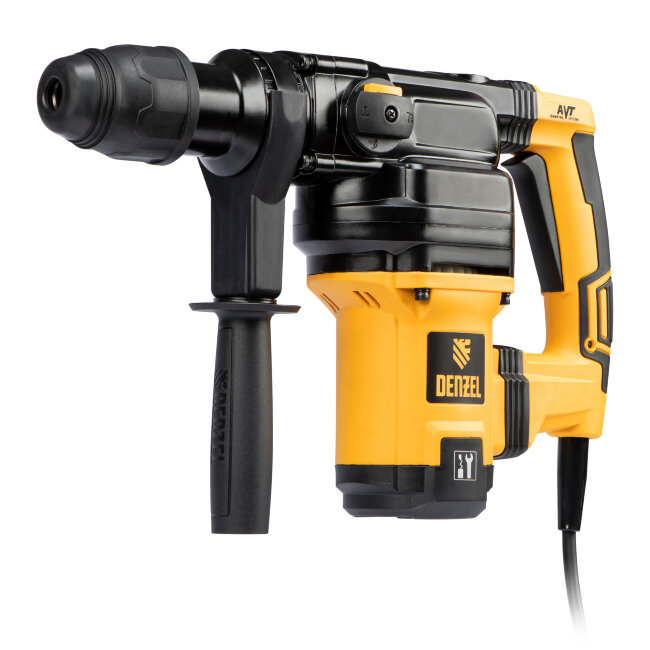 Перфоратор электрический RHV-1050-38-max, SDS-max, 1050 Вт, 10 Дж, 2 плюс 1 режим Denzel в Омске