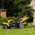 Бензиновая газонокосилка GLT-460SP-T, Trike 149 см3, 46 см, привод, панель, 60л Denzel  в Омске