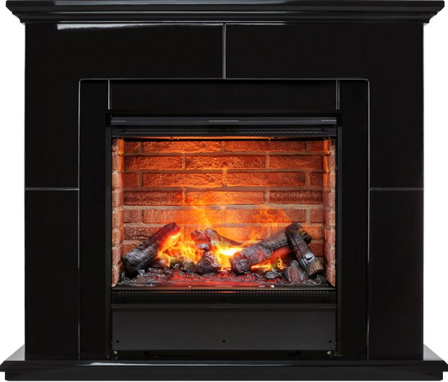 Каминокомплект Suite Black - Черный лак с очагом Engine 56-600 BB в Омске