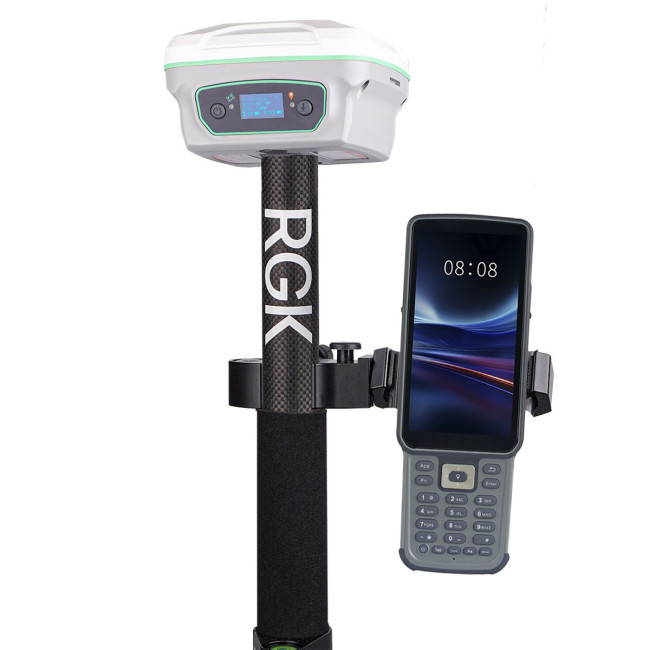 Комплект GNSS-приёмник RGK SR1 с контроллером RGK SC100 и вехой RGK GLS 18 в Омске