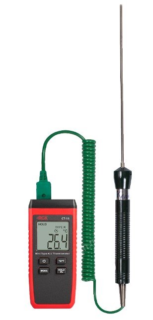 Термометр RGK CT-11 с погружным зондом температуры TR-10W с поверкой в Омске