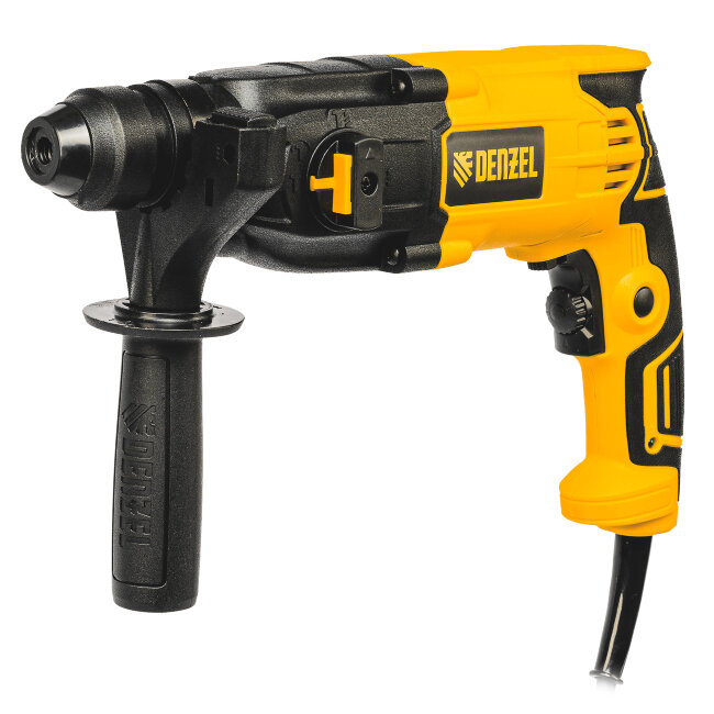 Перфоратор электрический RH-650-18, SDS-plus, 650 Вт, 2.0 Дж, 3 плюс 1 режим Denzel в Омске