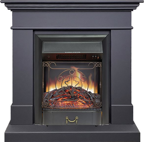 Каминокомплект California SFT (Разборный) - Серый графит с очагом Majestic FX Black в Омске