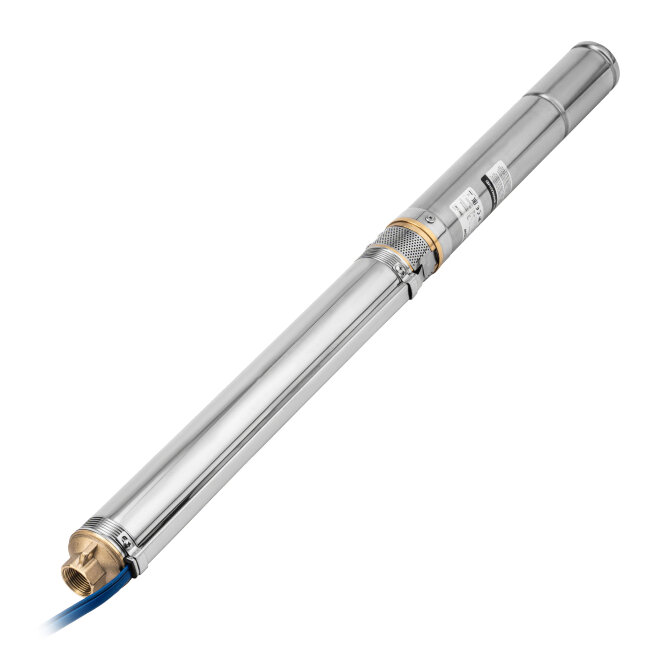 Скважинный насос DWC-3-60, центробежный, диаметр 3", 800 Вт, 3300 л/ч, напор 60 м Denzel в Омске
