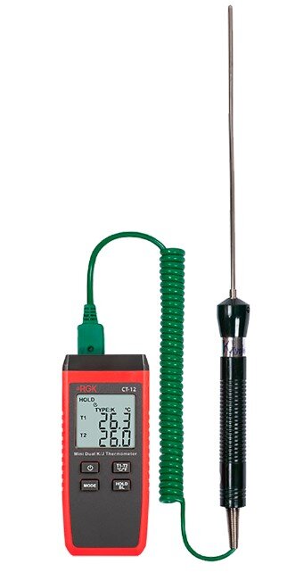 Термометр RGK CT-12 с погружным зондом температуры TR-10W с поверкой в Омске