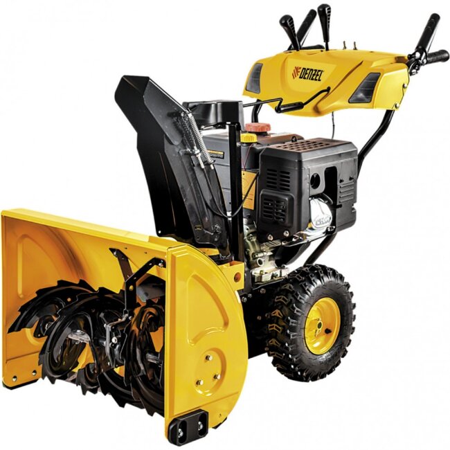 Бензиновая снегоуборочная машина SB 1100 E, 11 л.с, Loncin, с электростартером, фара, обогрев Denzel в Омске