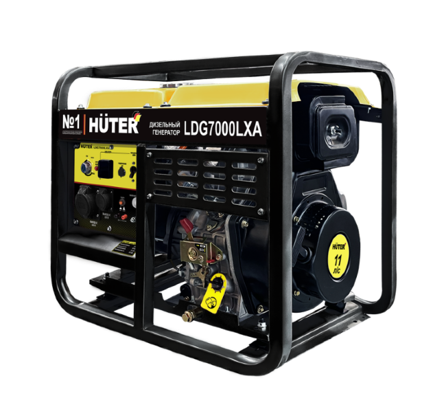 Электрогенератор дизельный LDG 7000LXА Huter в Омске