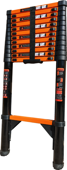 Лестница телескопическая 3,1 м ТАЛМЕТ/TALMET TM-1031С (углеродистая сталь) в Омске