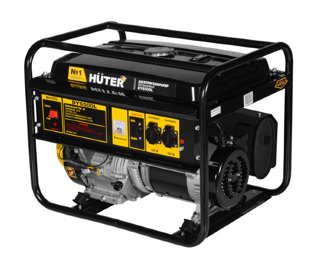 Портативный бензогенератор HUTER DY6500L в Омске