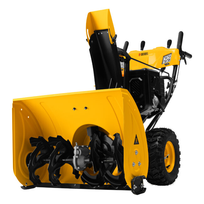 Бензиновая снегоуборочная машина SBL 711D PRO, 302cc, эл.старт, фара, обогрев, блок. дифф. Denzel в Омске