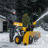 Бензиновая снегоуборочная машина SBL 711D PRO, 302cc, эл.старт, фара, обогрев, блок. дифф. Denzel в Омске