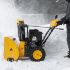 Бензиновая снегоуборочная машина SBL 711D PRO, 302cc, эл.старт, фара, обогрев, блок. дифф. Denzel в Омске