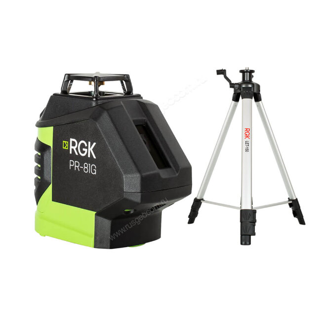 Комплект: лазерный уровень RGK PR-81G + штатив RGK LET-150 в Омске
