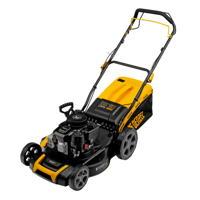 Газонокосилка бензиновая GLR-460SP-ZS, 149 см3, ширина 46 см, привод, травосборник 65 л Denzel в Омске