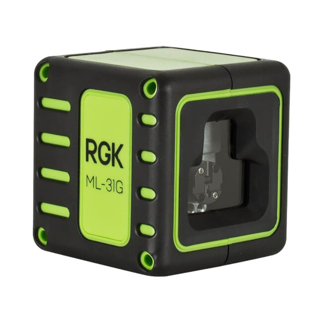 Комплект: лазерный уровень RGK ML-31G + штатив RGK F170 кронштейн RGK K-5 рулетка RGK RM3 в Омске