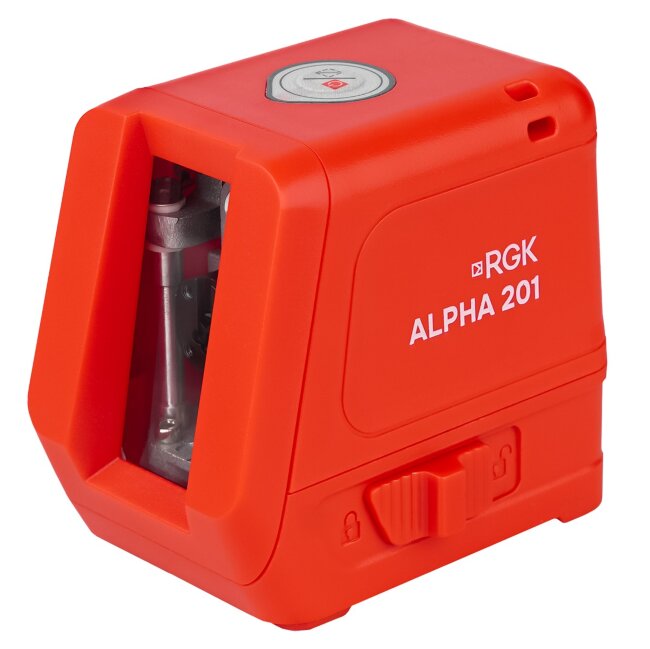 Лазерный уровень RGK ALPHA 201 с калибровкой с красным лучом в Омске